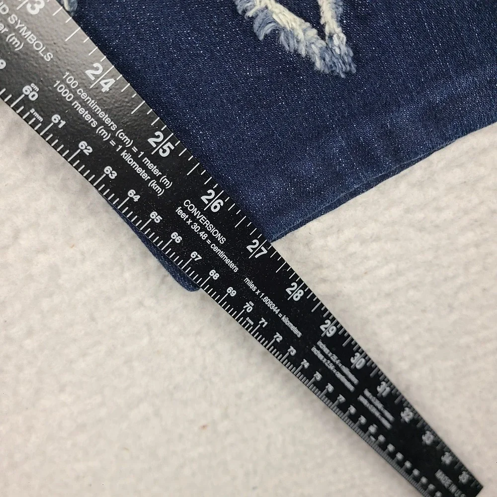 FRAME Jeans Womens 26x27 Blue Le Nouveau Straight Dark Wash Denim - Picture 7 of 14
